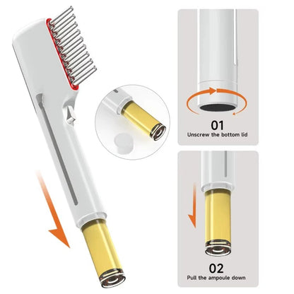 LED Red Light Therapy Electric Massage Comb Hair Growth Applicator Anti-Hair Loss Head Massage Hair Brush Scalp Treatment